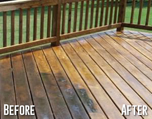 Patio Cleaning Before After